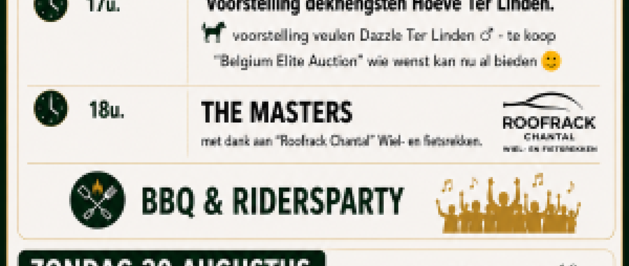 Jumping Hoeve Ter Linden - startlijsten  !